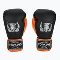 Рукавиці боксерські Top King Reborn Boxing Semi Leather black/orange