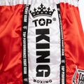 Шорти для тренувань Top King Thai Boxing red/white 4