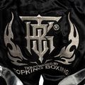 Тренувальні шорти для кікбоксингу Top King чорні/сріблясті 4