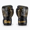 Fairtex Glory Kickboxing Competition Тренувальні боксерські рукавички чорні/золоті 2