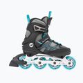 Роликові ковзани жіночі K2 Alexis 80 Alu grey/cyan 2