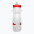 Велосипедна пляшка CamelBak Podium Chill 620мл вогненно-червона/біла 2