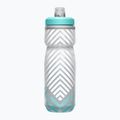 Пляшка велосипедна CamelBak Podium Chill 620 мл grey/ teal stripe 2