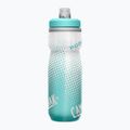 Пляшка велосипедна CamelBak Podium Chill 620 мл grey/ teal stripe 4