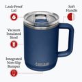 Кружка термічна CamelBak Thrive Mug Insulated SST 470 мл navy 5
