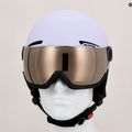 Гірськолижний шолом Alpina Arber Visor Q Lite бузковий матовий 7