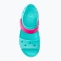 Босоніжки дитячі Crocs Crockband Kids Sandalo pool/candy pink 6