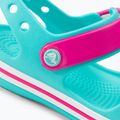 Босоніжки дитячі Crocs Crockband Kids Sandalo pool/candy pink 8