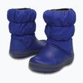 Дитячі снігоступи Crocs Winter Puff Kids блакитно-блакитні/світло-сірі 2
