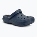 Шльопанці Crocs Classic Lined Clog navy/charcoal