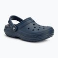 Шльопанці Crocs Classic Lined Clog navy/charcoal 2