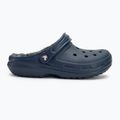 Шльопанці Crocs Classic Lined Clog navy/charcoal 3