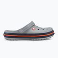 Шльопанці Crocs Crocband light grey/navy 3