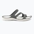 Шльопанці жіночі Crocs Swiftwater Sandal W smoke/white 2