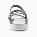 Шльопанці жіночі Crocs Swiftwater Sandal W smoke/white 6