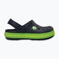 Шльопанці дитячі Crocs Crocband Clog Kids navy/volt green 2