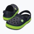 Шльопанці дитячі Crocs Crocband Clog Kids navy/volt green 3