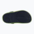 Шльопанці дитячі Crocs Crocband Clog Kids navy/volt green 6