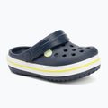 Шльопанці дитячі Crocs Crocband Clog Kids navy/citrus