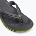 В'єтнамки Crocs Crocband Flip graphite/volt green 7