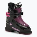 Дитячі гірськолижні черевики Atomic Hawx Kids 1 чорні/фіолетові/рожеві