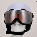 Дитячий гірськолижний шолом Salomon Orka Visor вечірній серпанок 11