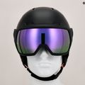 Шолом гірськолижний Salomon Icon LT Visor S2 black/pink/gold 12