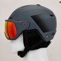 Шолом гірськолижний Salomon Pioneer LT Visor S2 ebony/red 11