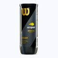М'ячі тенісні Wilson US Open XD 3 шт. yellow 2