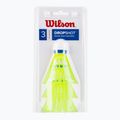 Волани для бадмінтону Wilson Dropshot Clamshel 3 шт. жовті WRT6048YE+