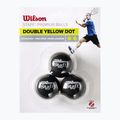 М'ячі для сквошу Wilson Staff Ball Double Yellow Dot 3 шт. black 2