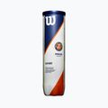 Тенісні м'ячі Wilson Roland Garros Clay Ct 4 шт. жовті WRT115000 2