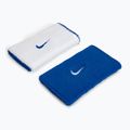 Напульсники Nike Dri-Fit Doublewide Wristbands Home And Away 2 шт. блакитний/білий NNNB0-452