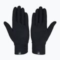 Комплект жіночий пов'язка + рукавички Nike Essential Running black/black/silver 3