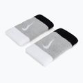 Напульсники Nike Swoosh Doublewide Wristbands 2 шт. сіро-чорні N0001586-016