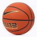 М'яч баскетбольний Nike Elite Championship 8P 2.0 Deflated amber court/black/metallic gold/black розмір 6 2