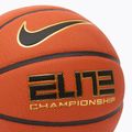 М'яч баскетбольний Nike Elite Championship 8P 2.0 Deflated amber court/black/metallic gold/black розмір 6 3