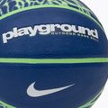 М'яч баскетбольний Nike Everyday Playground 8P Graphic Deflated deep royal blue/vapor green/white розмір 4 3