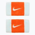Напульсники Nike Swoosh Doublewide Wristbands 2 шт. glacier blue/safety orange/glacier blue