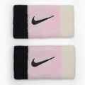 Напульсники Nike Swoosh Doublewide Wristbands 2 шт. pink foam/coconut milk/black