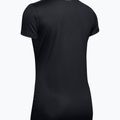 Футболка для тренувань жіноча Under Armour Tech SSV - Solid чорно-срібляста 1255839 5