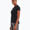 Футболка для тренувань жіноча Under Armour Tech SSV - Solid чорно-срібляста 1255839
