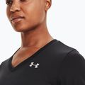 Футболка для тренувань жіноча Under Armour Tech SSV - Solid чорно-срібляста 1255839 3