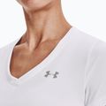 Футболка для тренувань жіноча Under Armour Tech SSV - Solid біло-срібляста 1255839 3