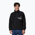 Кофта флісова чоловіча Patagonia Synch Snap-T P/O black w/forge grey