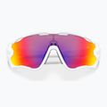 Сонцезахисні окуляри Oakley Jawbreaker поліровані білі/призмові дорожні 5