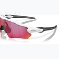 Дитячі сонцезахисні окуляри Oakley Radar EV XS Path матові білі/призма дорожні 6