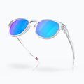 Окуляри сонцезахисні Oakley Latch matte clear/prizm sapphire polarized 4