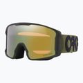 Окуляри гірськолижні Oakley Line Miner л matte b1b dark brush/prizm sage gold iridium