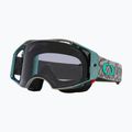 Велосипедні окуляри Oakley Airbrake MTB tld тактичні зелені/світло-сірі 7